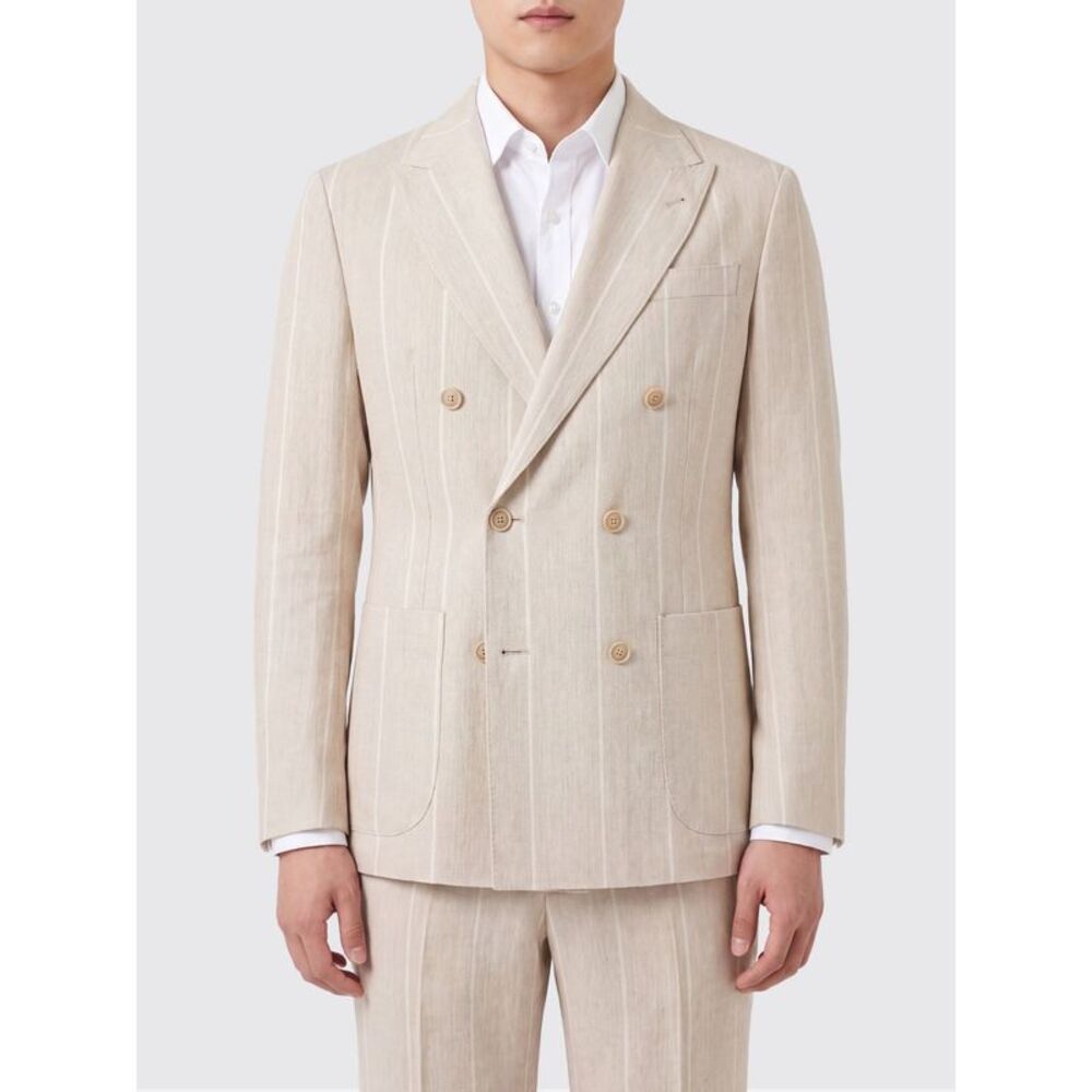 Eleventy Jacket Men Sand